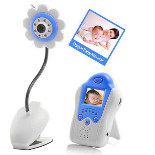 Baby Monitor (Night Vision, AV OUT, Flower Design) OA1342